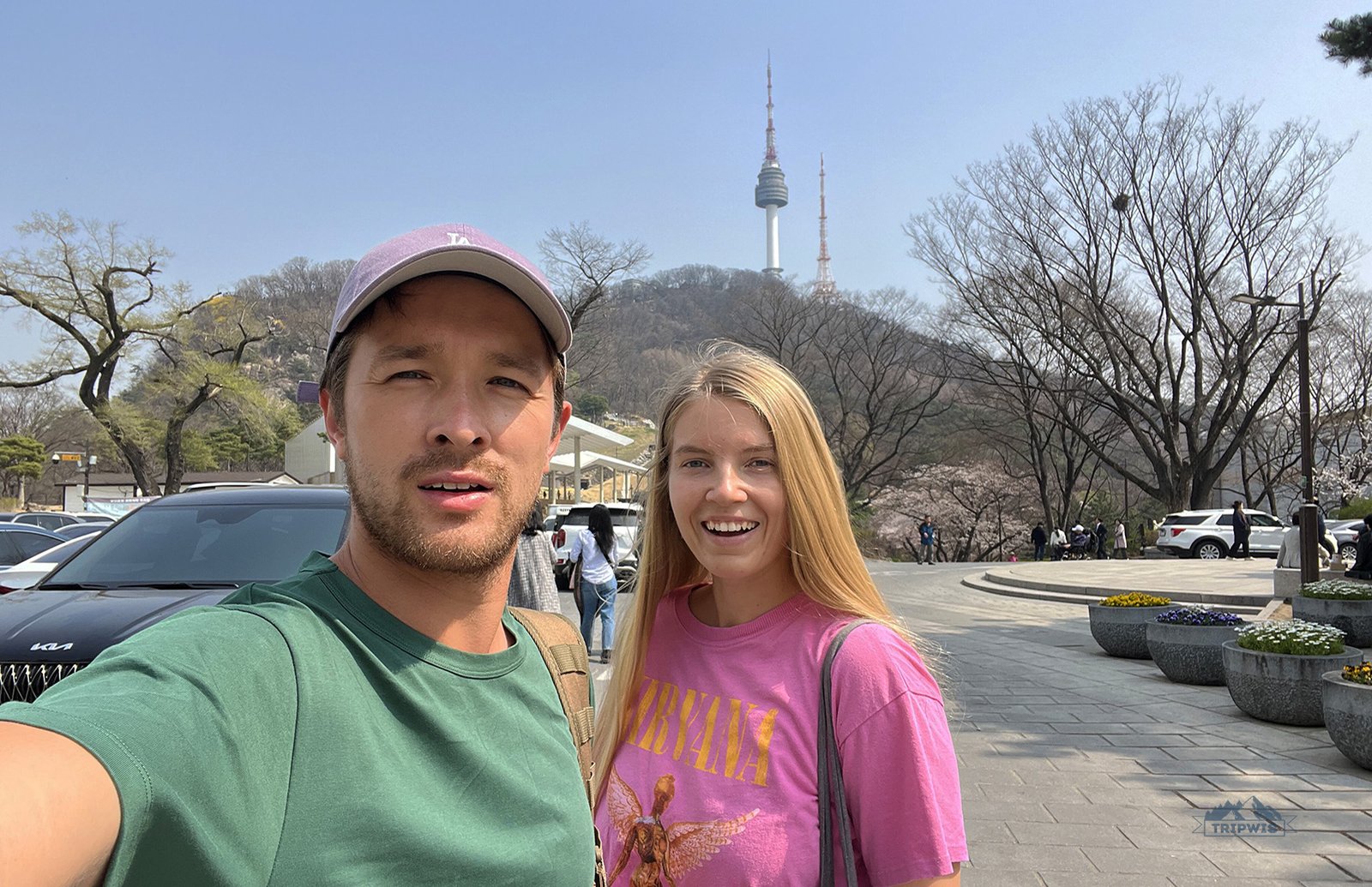 Hiking in Seoul Namsan